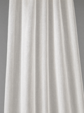 Verge Sheer in Chalk, sheer linen falling in folds