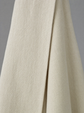 Tallow Linen in Bone, heavy matte upholstery linen