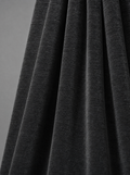 Cinder Chenille in Charcoal, ribbed chenille upholstery fabric