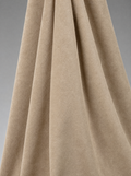Moleskin Chenille in Fawn, brushed suede-handle fabric