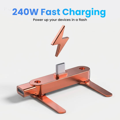 🔥Fast Charging Adapter with 360° Foldable Phone Stand (offer)